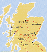 Map of Scotland